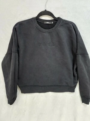 Obey Worldwide女式小号黑色卫衣 — 第 1/4 张图片