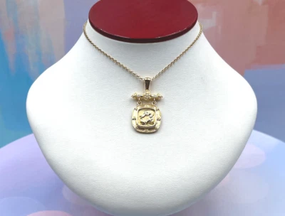 Colgante camafeo TAGLIAMONTE Designs (2160P) 925SS/YGP *Edades del amor*Reg. $180 Foto 1 de 4