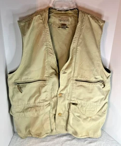 Vintage Beretta Vest Shooting Field Utility Hunting Safari 2XL 100% Cotton - Picture 1 of 23