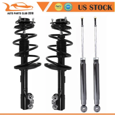 4PCS Complete Struts Springs w/ Mount & Shocks For 2011-2014 Toyota Sienna FWD - Imagem 1 de 4
