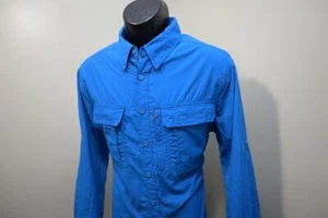 Alpine Design Camp Shirt Tech Series Breathable Blue Vented Mens Size Small - Picture 1 of 8