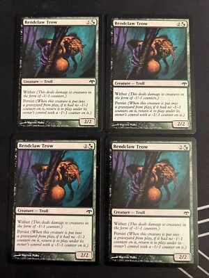 4x Rendclaw Trow (127) Eventide LP MTG Magic the Gathering x4 Playset MKE - Image 1 of 2