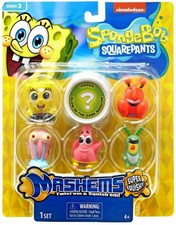 *NEW* SPONGEBOB  ser. 3- complete  6 piece  mashems-fashems set -Awesome Gift !