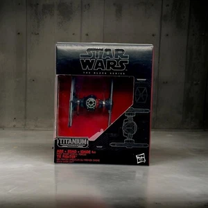 Star Wars Titanium schwarz 04 First Order Special Forces Tie Fighter - Bild 1 von 6