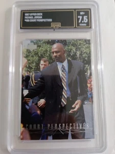 Michael Jordan 1997 Upper Deck Court Perspective #165 GMA 7.5 NM freshly grade - Picture 1 of 2