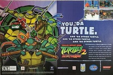Teenage Mutant Ninja Turtles 2 Battle Nexus Xbox PS2 PC Magazine Promo Ad Poster