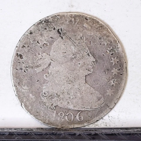 1806 Bust Quarter - AG Details (#43462) Cover