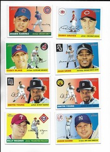 2004 Topps Heritage PICK-A-CARD Giambi Beltran Utley Edmonds Damon Salmon Vaughn