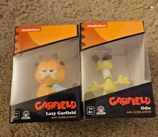 Lazy Garfield & Odie Mini Bobblehead Set By Culturefly