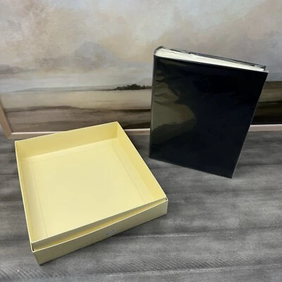 Pottery Barn кожаный переплет фотоальбом книга средний темно-синий новый в коробке - Изображение 1 из 4