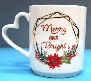 Christmas Mug 'Merry & Bright' by Heart of Angelstar #14743 - Foto 1 di 4