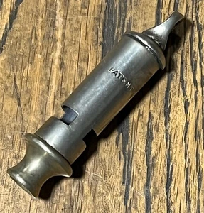 Top Quality Vintage 81mm Alf De Courcy General Service Whistle stamped  "Patent" - Foto 1 di 4