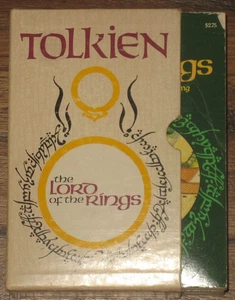 JRR Tolkien Lord Of The Rings Trilogy LOTR Canadian Ed 3x Paperbacks 1966 Unwin - Foto 1 di 10