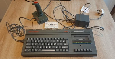Sinclair ZX Spectrum 128k Plus + 2 A Grey, Tested & Working With Joystick & Game - Image 1 of 4