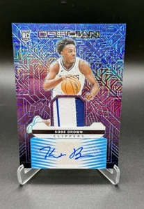 Kobe Brown Los Angeles Clippers 2023-24 Obsidian RPA Rookie Patch Auto /5 - Picture 1 of 4