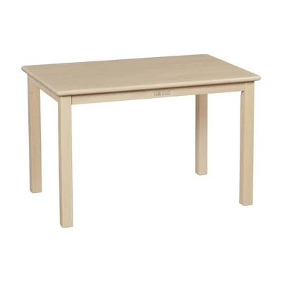 24in x 36in Rectangular Hardwood Table with 22in Legs, Kids Furniture, Antiqu... - Image 1 of 4