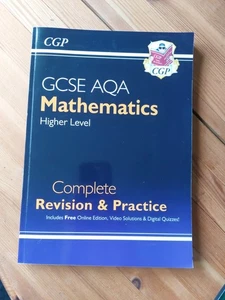 GCSE AQA Mathematics Revision Guide Higher Level CGP - Picture 1 of 2