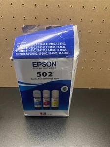 Epson EcoTank T502 Tri-Color Tintenpatronen für Exp/WorkForce Drucker 01.2027 - Bild 1 von 5