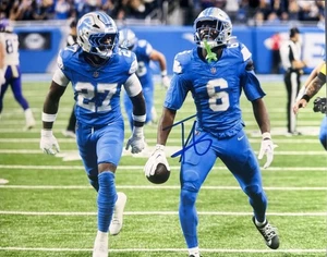 TERRION ARNOLD SIGNED 8x10 FOTO DETROIT LIONS FOOTBALL AUTOGRAMM AUTHENTIC COA - Bild 1 von 2