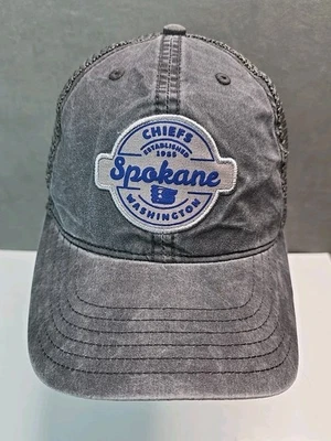 Gorra Spokane Chiefs Ligas Menores Hockey Snapback Top of the World gris parche gorra Foto 1 de 4