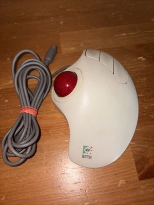 Logitech TrackMan Marble Trackball 3 Button PS/2 Mouse Model T-CH11 Clean - Image 1 of 4