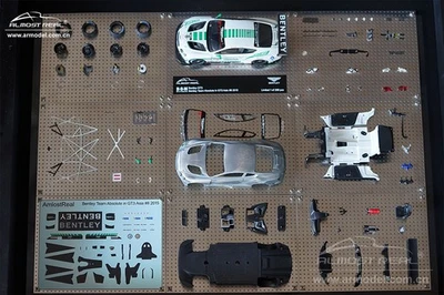Almost Real 1:43 QUADRO VETRINA BENTLEY GT3 TEAM ABSOLUTE ASIA #8 2015 - Immagine 1 di 4
