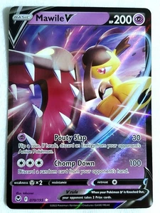 Mawile V 070/195 Swsh12: Sword & Shield Silver Tempest Holo Pokemon Card - Picture 1 of 2