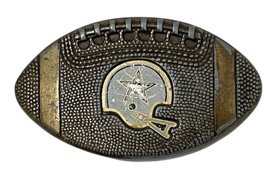 De colección 1979 Dallas Cowboys Hebilla de Cinturón LEE y NFL Fútbol en Forma de Niños (Solo Hebilla) Foto 1 de 3