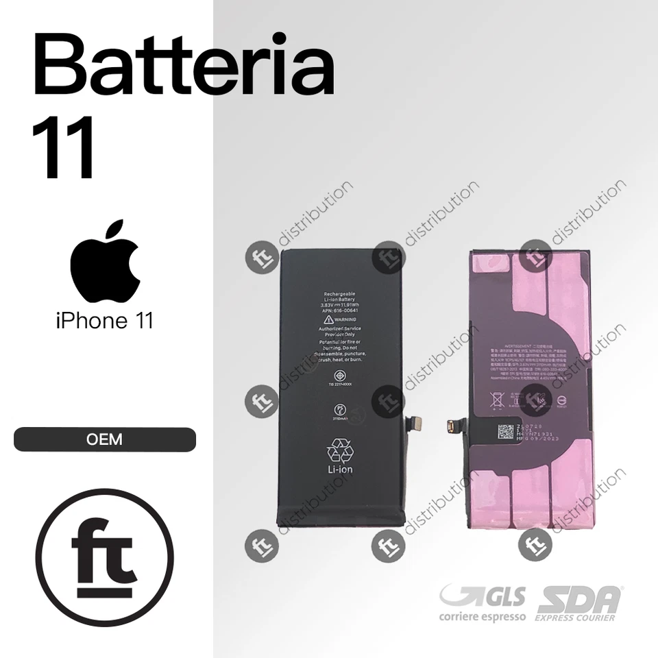 DEJI APPLE BATTERIA IPHONE 11 OEM REALMENTE PARI ALL'ORIGINALE