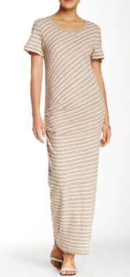 Maxi Vestido James Perse Escondido Beige Jaspeado 0/XS NUEVO CON ETIQUETAS $235 Foto 1 de 4