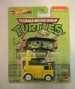 Vagón de fiesta Hot Wheels GJR50 Teenage Mutant Ninja Turtle - amarillo - Imagen 1 de 5