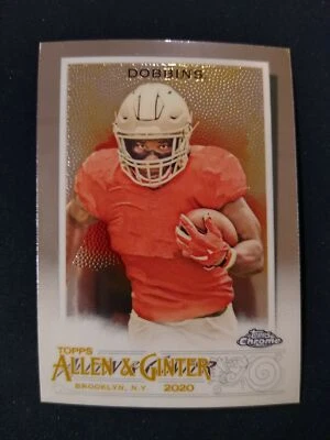 2020 Allen & Ginter Chrome JK DOBBINS #152 Baltimore Ravens *NV20A - Image 1 of 2