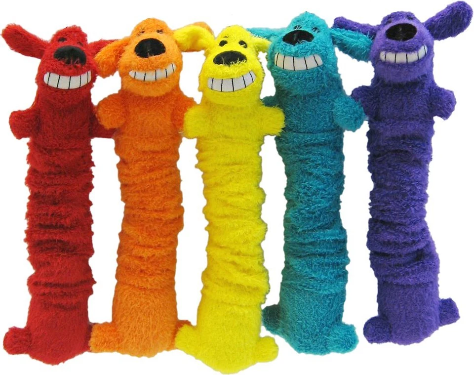 Multipet Loofa Bungee Scrunchy Assorted Dog Toy, 12" (Each Sold Separately)* - Image 1 of 1