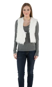 Eleven Paris Tanzanie Faux Fur Vest - Picture 1 of 4