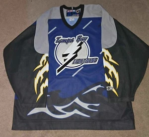 Tampa Bay Lightning Storm Alternate CCM Hockey Jersey XL Blank - Picture 1 of 6