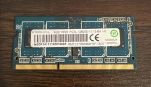 Ramaxel 4GB 1Rx8 PC3L-12800S SO-DIMM Memory - Picture 1 of 2
