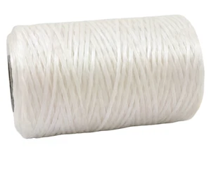 Kulay White Artificial Sinew Waxed Flat Polyester Thread, White Sinue, 300 yards - Picture 1 of 9