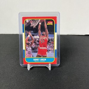 1986 Fleer #40 Sidney Green   Basketball Chicago Bulls