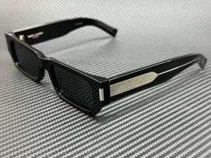 SAINT LAURENT SL 660 001 Black Dark Black Unisex 54 mm Medium Sunglasses - Picture 1 of 4