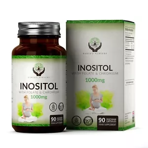 Myo Inositol | 90 Folate Gélules 500mg L'équilibre Hormonal & la Fertilité - Foto 1 di 21