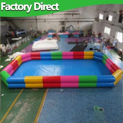 8x6m Giant Inflatable Pool Design Commercial Inflatable Swimming Pool For Sale - Image 1 of 4