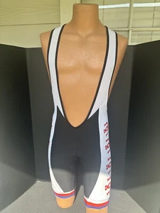 Vomax Men Jersey Mules Cycling Team lg Bib Black/White,  Jersey included as set - Picture 1 of 14