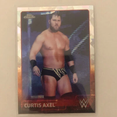 2015 Topps Chrome WWE Curtis Axel Atomic Refractor Card Michael Mcgillicutty #17 - Image 1 of 2
