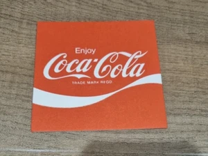 Montaña rusa de cartón vintage - disfruta de coca cola - Imagen 1 de 2