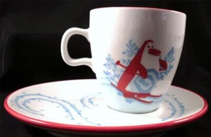 Starbucks Coffee Coco muñeco de nieve pingüino vacaciones juego taza y plato 2007 - Imagen 1 de 6