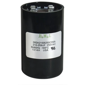 USA Replacement for Vanguard BC-216M-250 Start Capacitor, Mfd 216-259 uF 250VAC - Picture 1 of 3