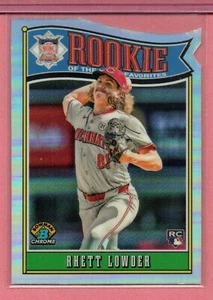 Rhett Lowder Cincinnati Reds 2025 Bowman Chrome Rookie of the Year Favorites #11 - Picture 1 of 1