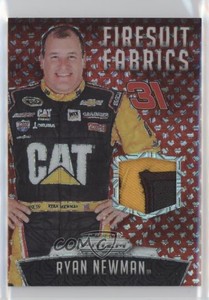 2016 Panini Prizm NASCAR Firesuit Fabrics Red Flag Prizm /25 Ryan Newman #RN