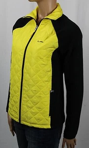 Ralph Lauren Active Yellow Black Fleece Jacket Full Zip NWT $120 - Picture 1 of 1