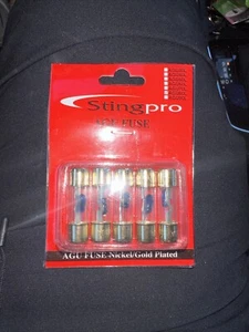 LOT OF 10 - Sting Pro Agu Fuse Nickel/Gold Plated - AGU80L - Picture 1 of 1